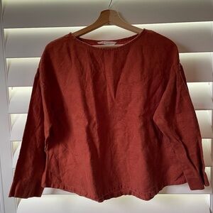 Elizabeth Suzann Linen Parabola top